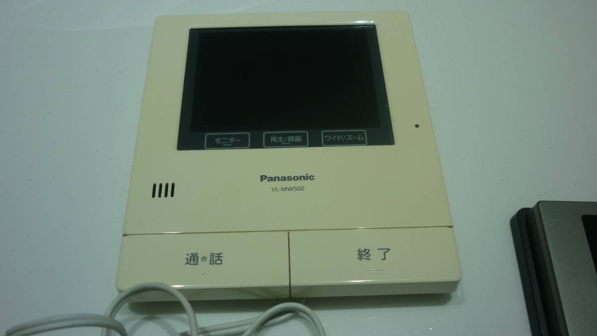 Panasonic パナソニック テレビドアホン 玄関 VL-V570L 親機 VL-MW500