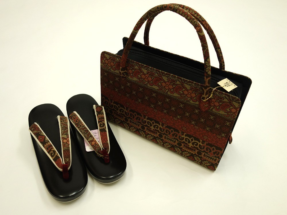 【年中無休】 【SALE】18.000→9.000円◆41029-9◆新古品未使用品 草履・利休バックセット M寸 【年中無休】 【SALE】18.000→9.000円◆41029-9◆新古品未使用品 草履・利休バックセット M寸