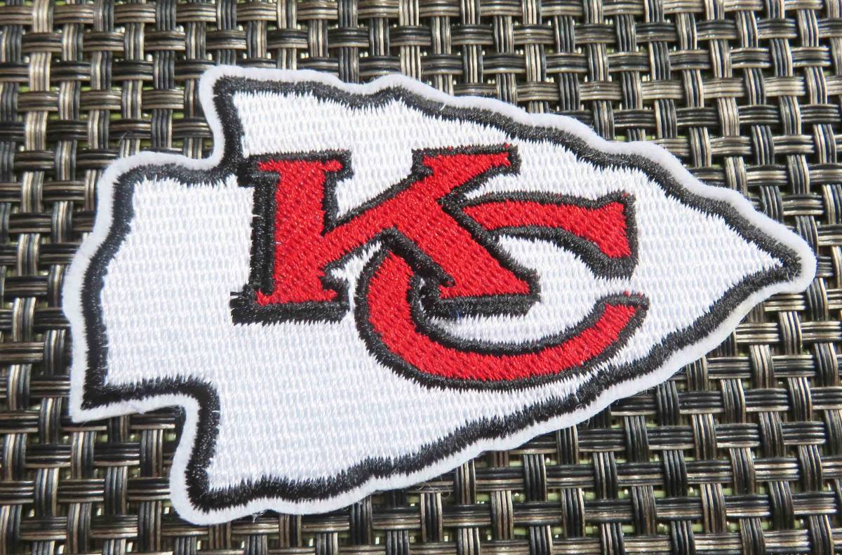 白赤KC☆激熱NFLカンザスシティ・チーフスKansas City Chiefs刺繍ワッペン◆アメリカ◎アメフト　アメリカンフットボール■洋服・衣類DIY_画像9