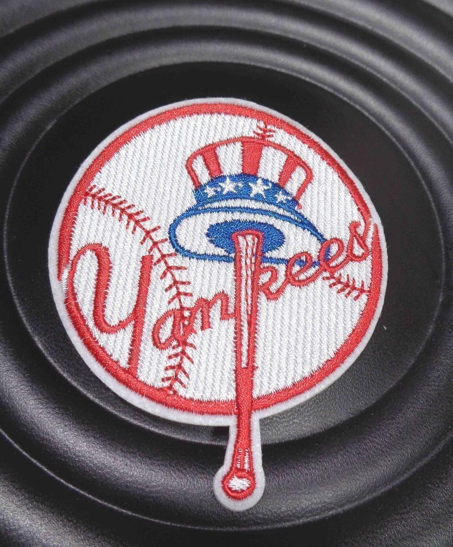 白赤■帽子型◆新品MLB ニューヨーク・ヤンキースNew York Yankees 野球　ベースボール刺繍ワッペン　■NY激渋◆アメリカ　メジャーリーグ_画像5