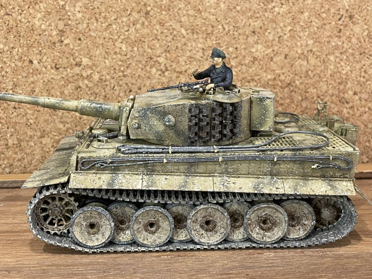 タミヤ プラモデル 1/35 ドイツ重戦車 タイガーI 中期生産型 TAMIYA 組立塗装済み完成品 JChere雅虎拍卖代购