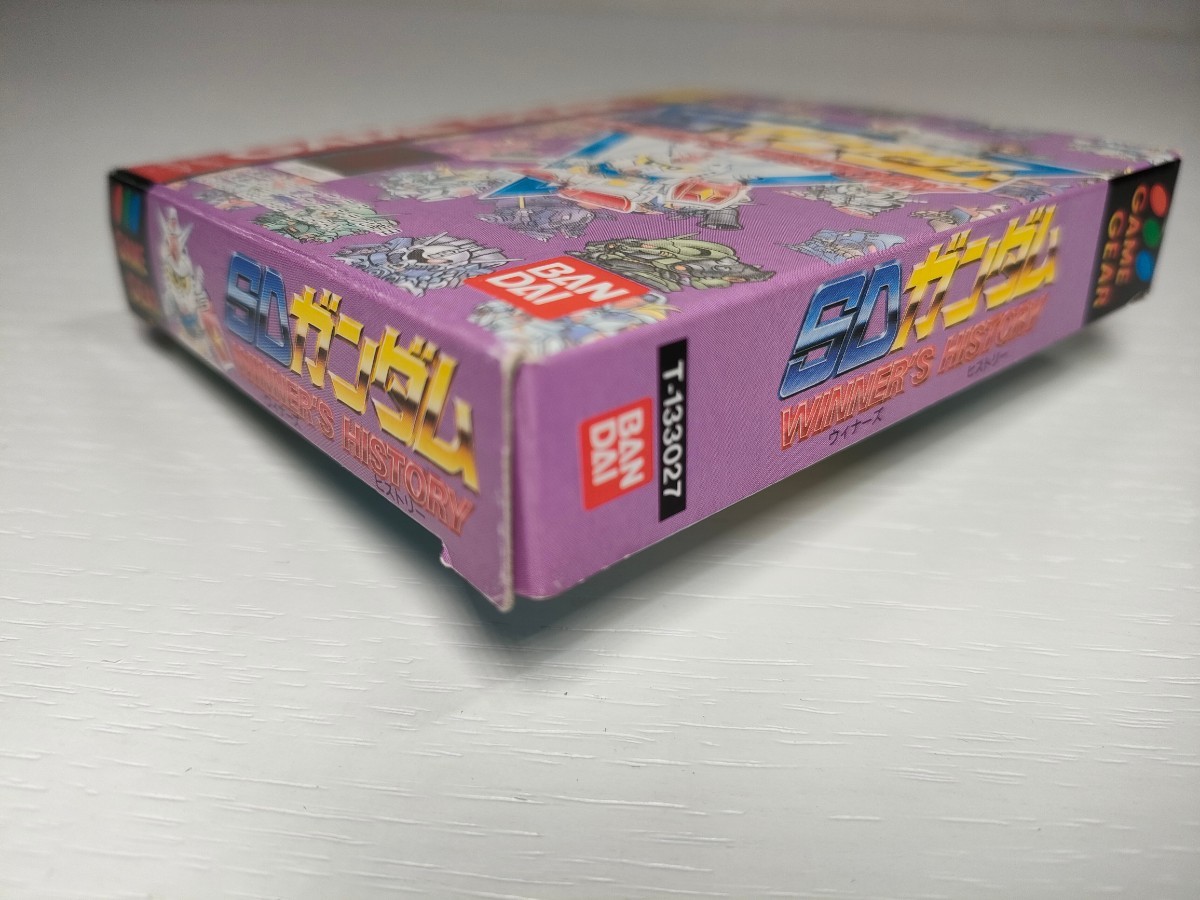 GG【SDガンダム ウィナーズ ヒストリー】箱 取扱説明書 ソフト付き