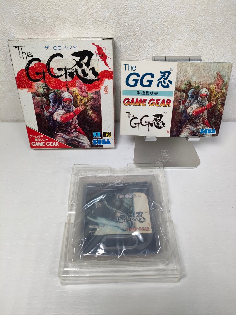 GG THE GG忍 箱 取扱説明書 ソフト付き セガ ゲームギア GAME GEAR ザ