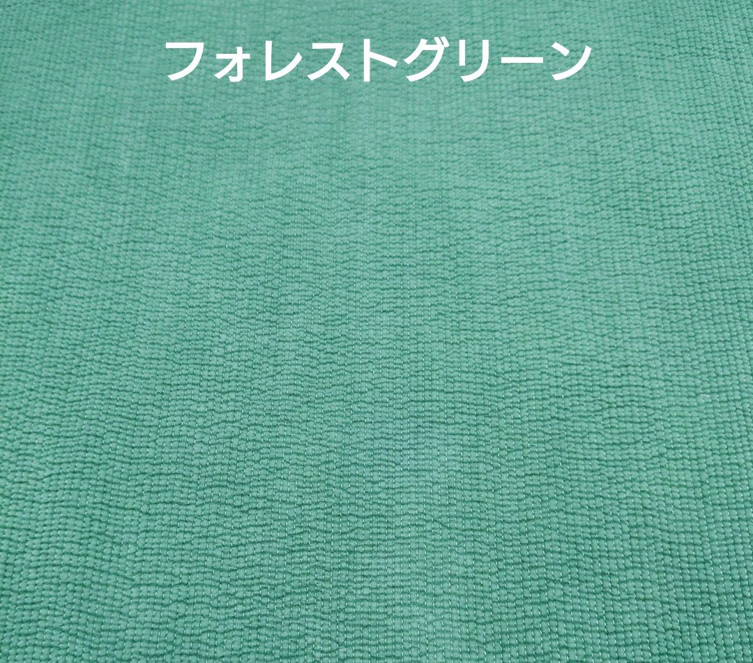 ヌビ　3mm幅 ヌビ生地 ヌビキルト 韓国キルティング フォレストグリーン 緑色　50×32
