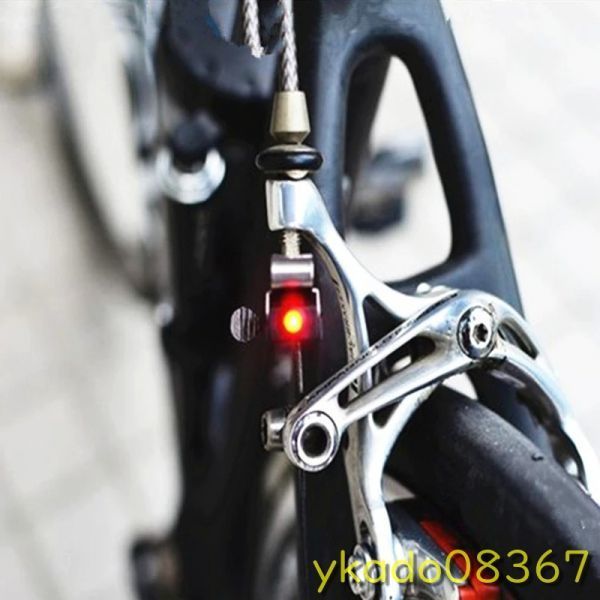 P1294: ★人気商品★Mtbミニvブレーキ自転車ライト自転車ライトサイクリングledライト高輝度防水ランプサイクリングアクセサリー_画像2