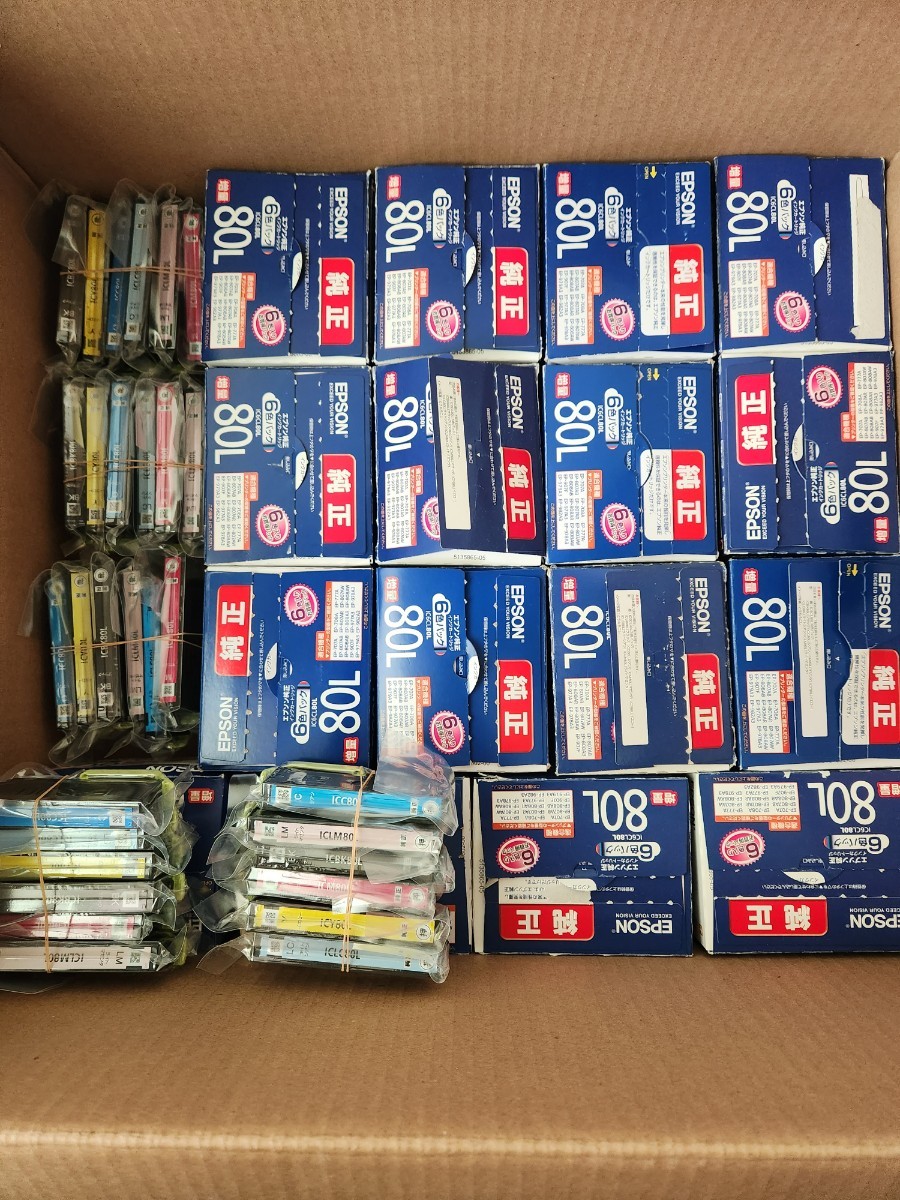 未使用品 6色21セット EPSON エプソン IC6CL80L 純正インク