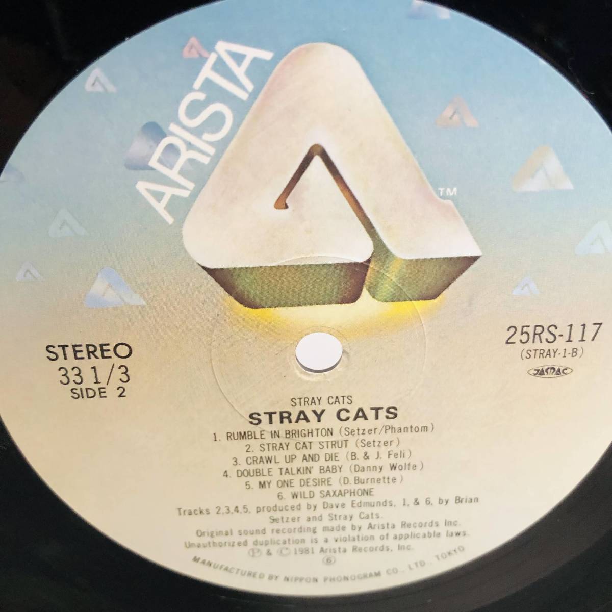 【LP】レコード 再生未確認 ストレイ・キャッツ / 涙のラナウェイボーイ Stray Cats 25RS-117 ※まとめ買い大歓迎！同梱可能です！_画像7