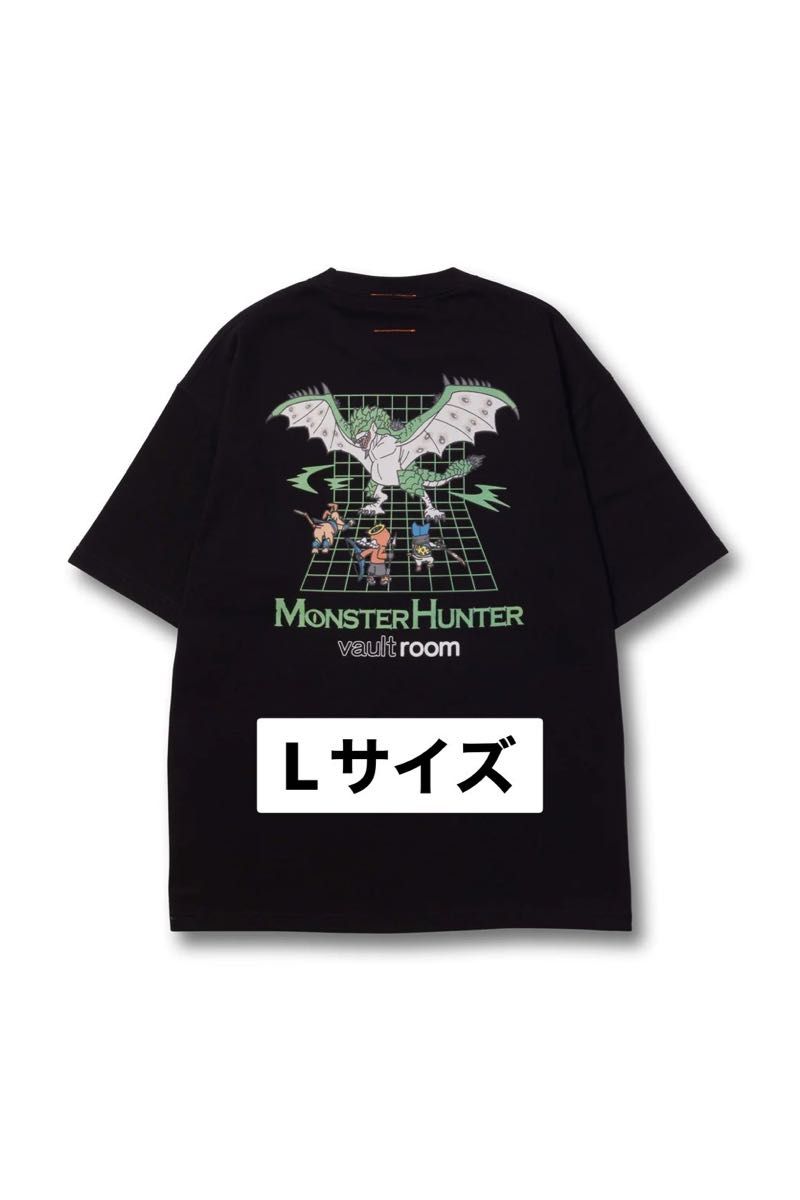 新品 vaultroom モンハン リオレイア Rathian Tee Lサイズ BLK