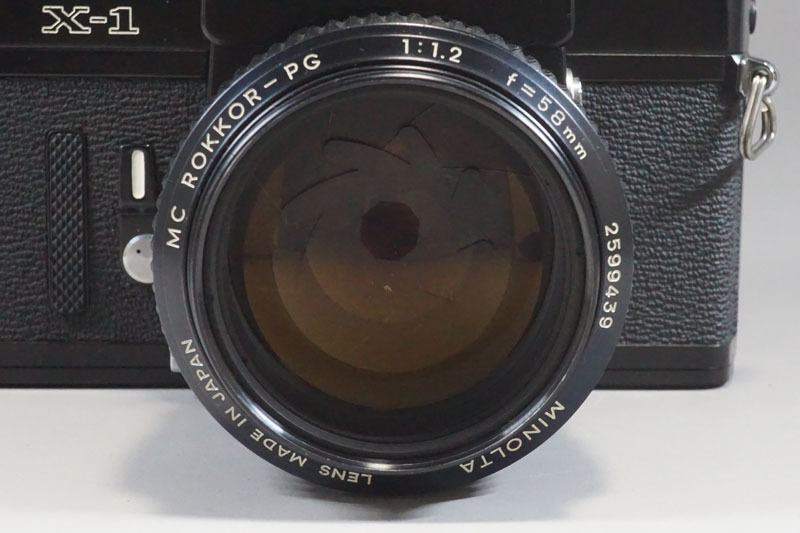 1円~スタートMINOLTA/ミノルタ X ボディ+レンズ MC ROKKOR PG