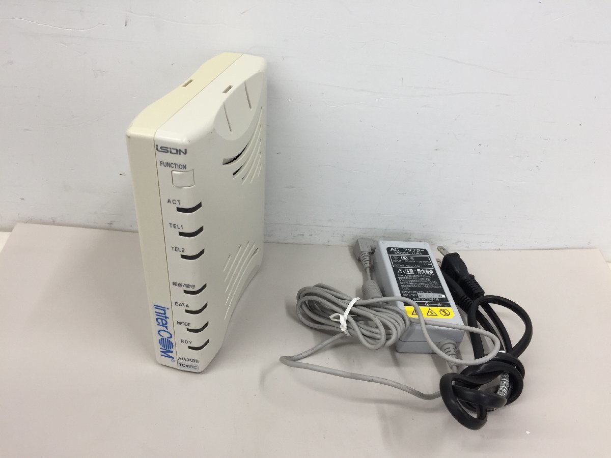 アレクソン　ＩＳＤＮ ルーター ALEXON TD451 C　中古品　 (管２B8-N17）_画像1