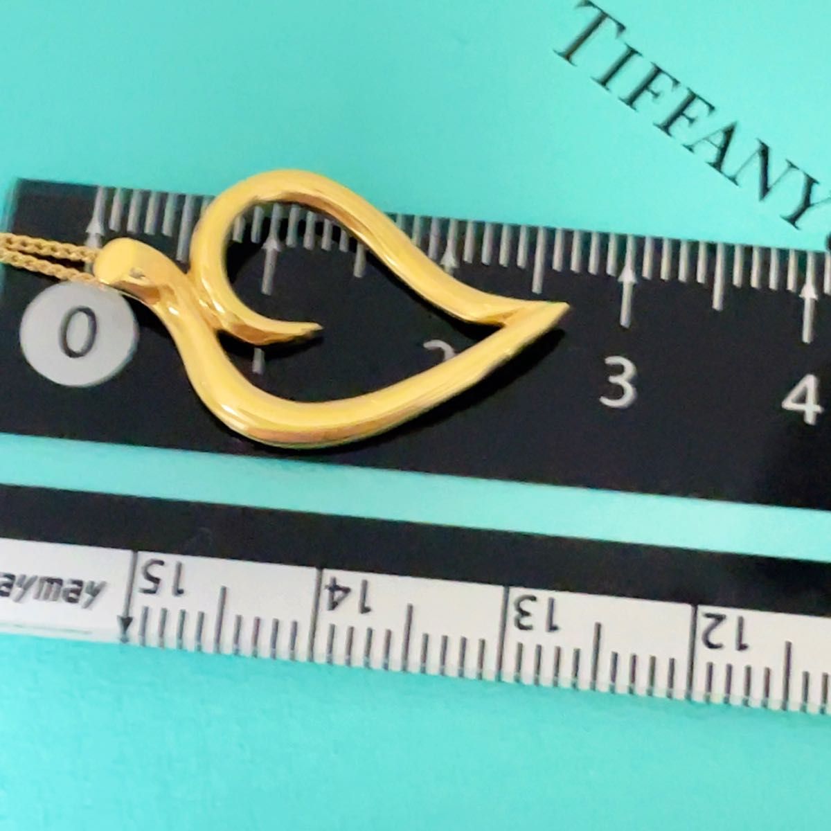 美品TIFFANY&Co ティファニーリーフネックレスK18|PayPayフリマ
