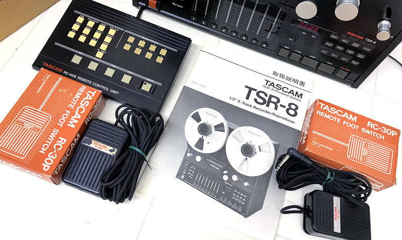 ▲TASCAM TSR  -  8開放式捲軸甲板8軌道配件多▲    原文:▲TASCAM TSR-8 オープンリールデッキ 8トラック 付属品多数▲