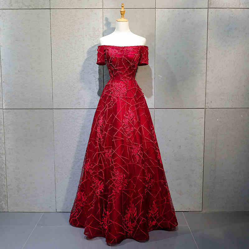 世界的に ウエディングドレス カラードレス　結婚式　披露宴　パーティー　演奏会　発表会　ステージ MY01 赤