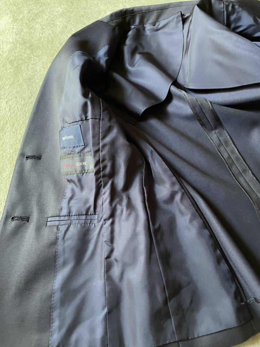 New Yorker ニューヨーカー　テーラードジャケット パンツスーツ　ネイビー　セットアップ Sサイズ　毛100 イタリア製布地_画像4