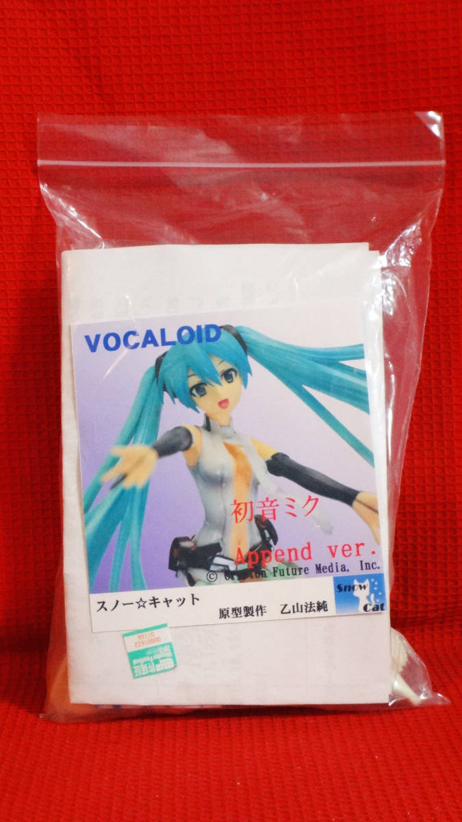 WF / Wonder Festival購買項目Hatsune Miku追加Ver。<老師：Ji Oyama先生>【Resin Cast Kit / Garage Kit】 <Br> WF/ワンダーフェスティバル購入品　初音ミク Append Ver.＜原型師：乙山法純 氏＞【レジンキャストキット/ガレージキット】