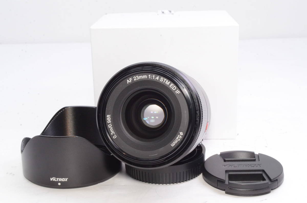 美品 VILTROX ビルトロックス AF 23mm F1.4 XF 富士フイルム X 元箱