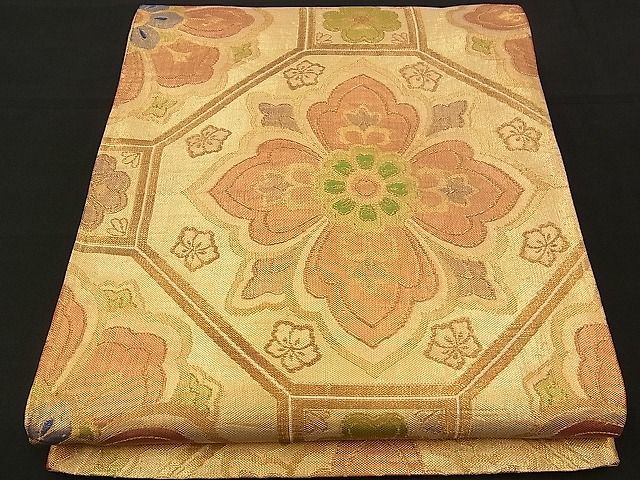 4着物屋ほのか□佐賀錦六通柄袋帯蜀江花文金糸逸品n-sx1224 | JChere