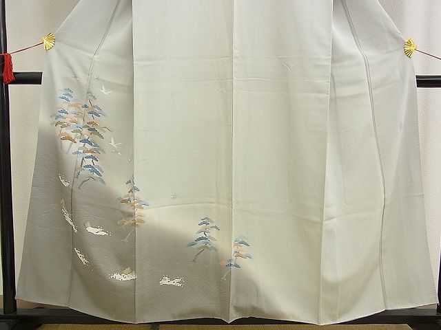 着物屋ほのか□訪問着友禅作家物浜松飛鳥文暈し染め逸品n-am0822
