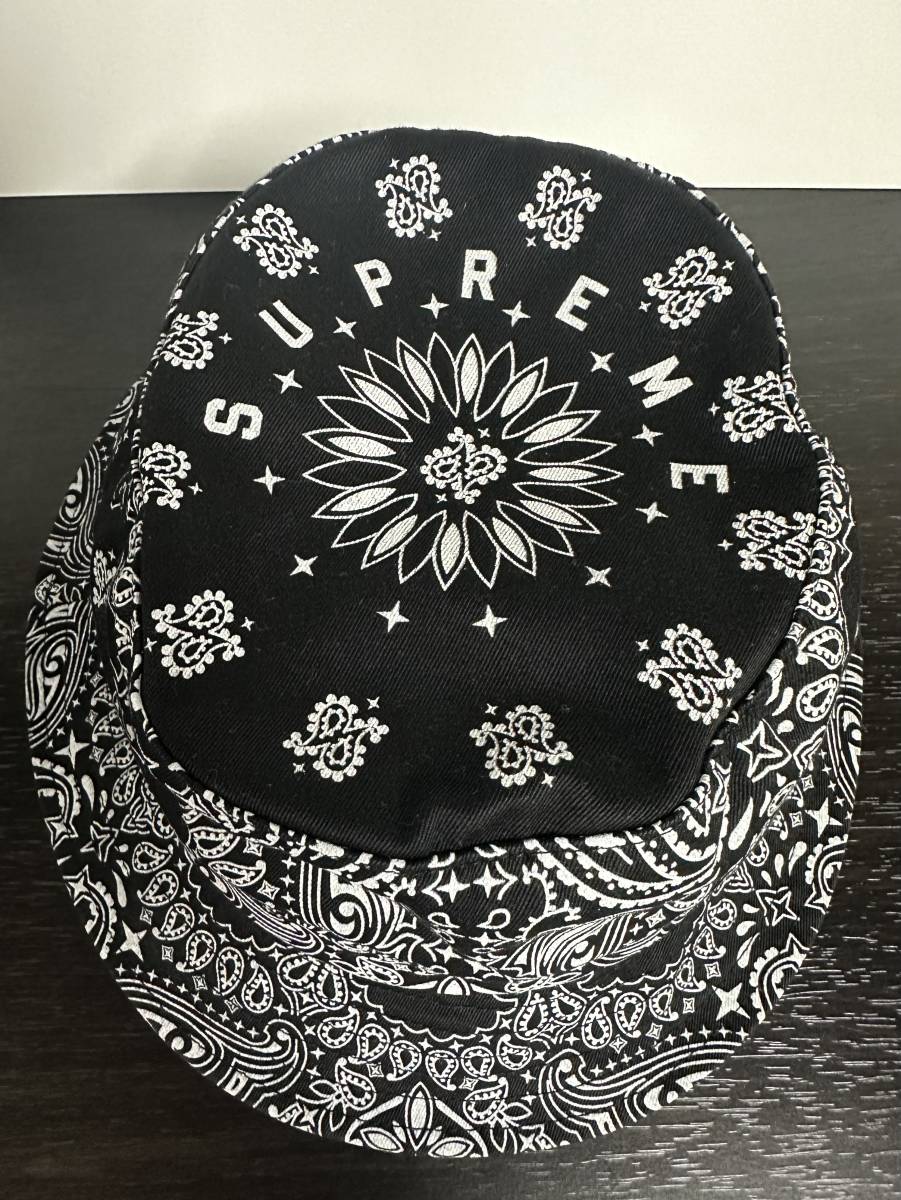 21SS Supreme Bandana Crusher バンダナ クラッシャー ハット Hat 黒