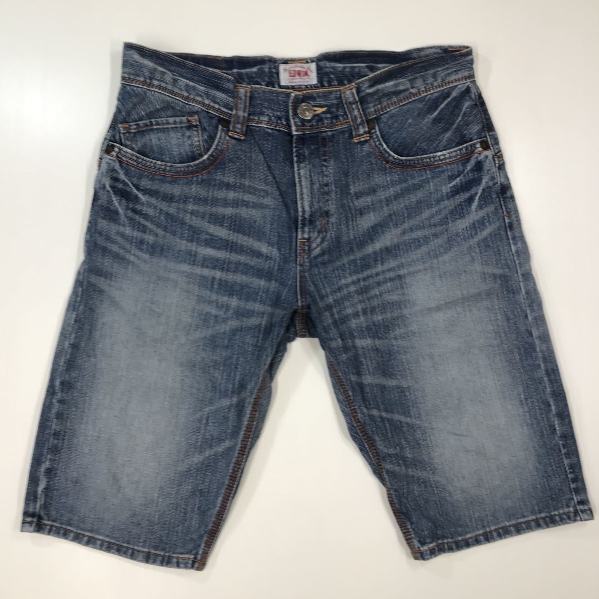 EDWIN GENUINE QUALITY Edwin XV Denim шорты повреждение обработка ji- хлеб G хлеб W34 27-53a