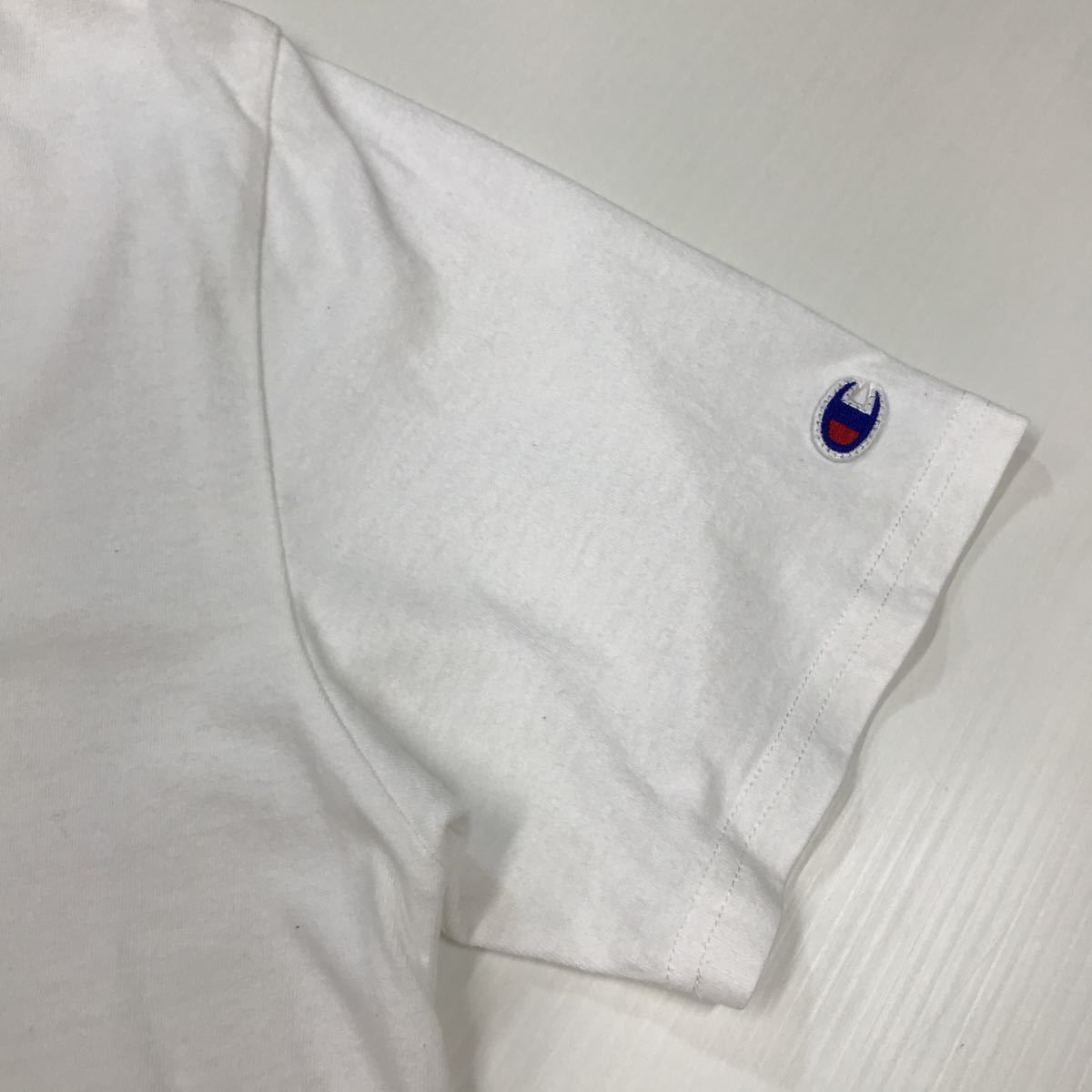 ● champion チャンピオン 半袖Tシャツ カレッジ柄 プリントTシャツ 文字 メンズ Mサイズ 27-96aの画像4