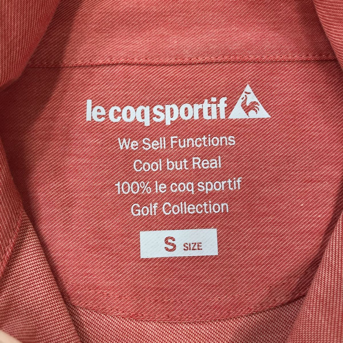 ● 美品 le coq sportif ルコック スポルティフ　ハーフジップシャツ　長袖　GOLF ゴルフ　レディース　Sサイズ　27-122a_画像3