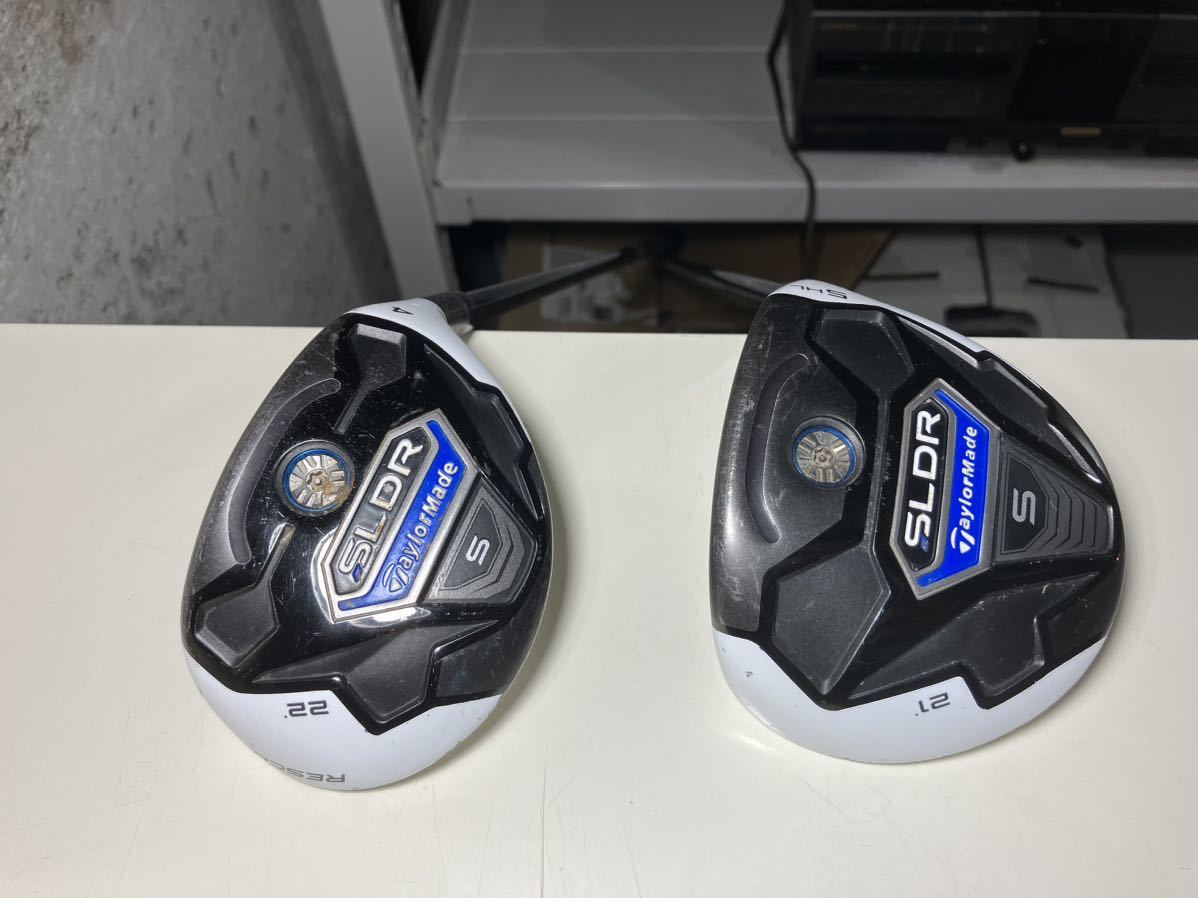 TaylorMadeテーラーメイド SLDR S フェアウェイウッド５HL　21°＋レスキュー4　22° FLEX S_画像1