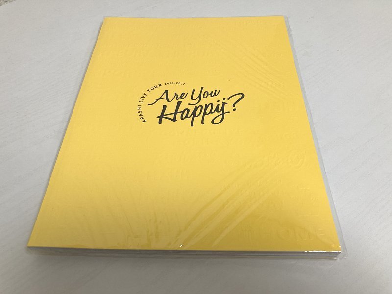 送料込み ■ 嵐 LIVE TOUR 2016-2017 Are You Happy? ポーチ トートバッグ シール 会報ファイル 手帳 カレンダー パンフレット バッジ 等