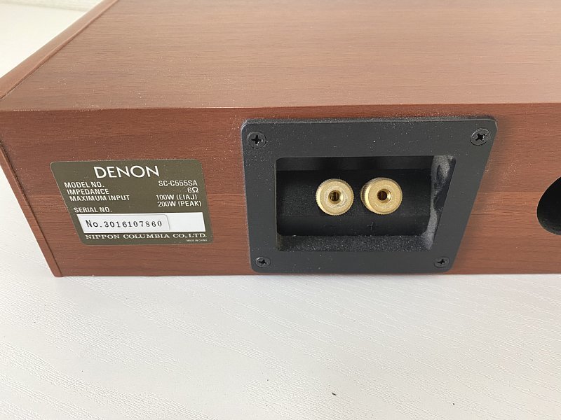 送料込み□DENON デノン センタースピーカー SC-C555SA ジャンク扱い