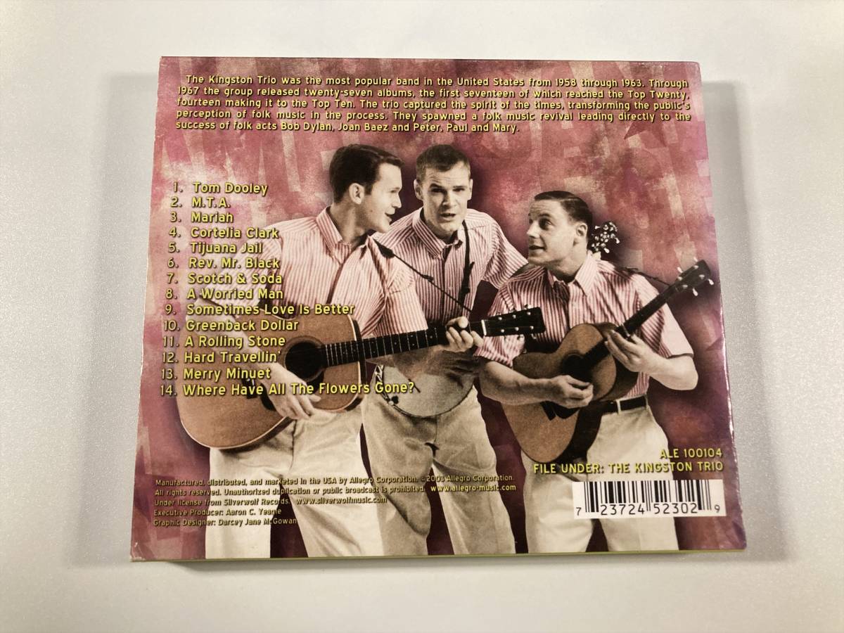 【1】5468◆Kingston Trio／Kings Of The American Folk Revival◆キングストン・トリオ◆輸入盤◆_画像2