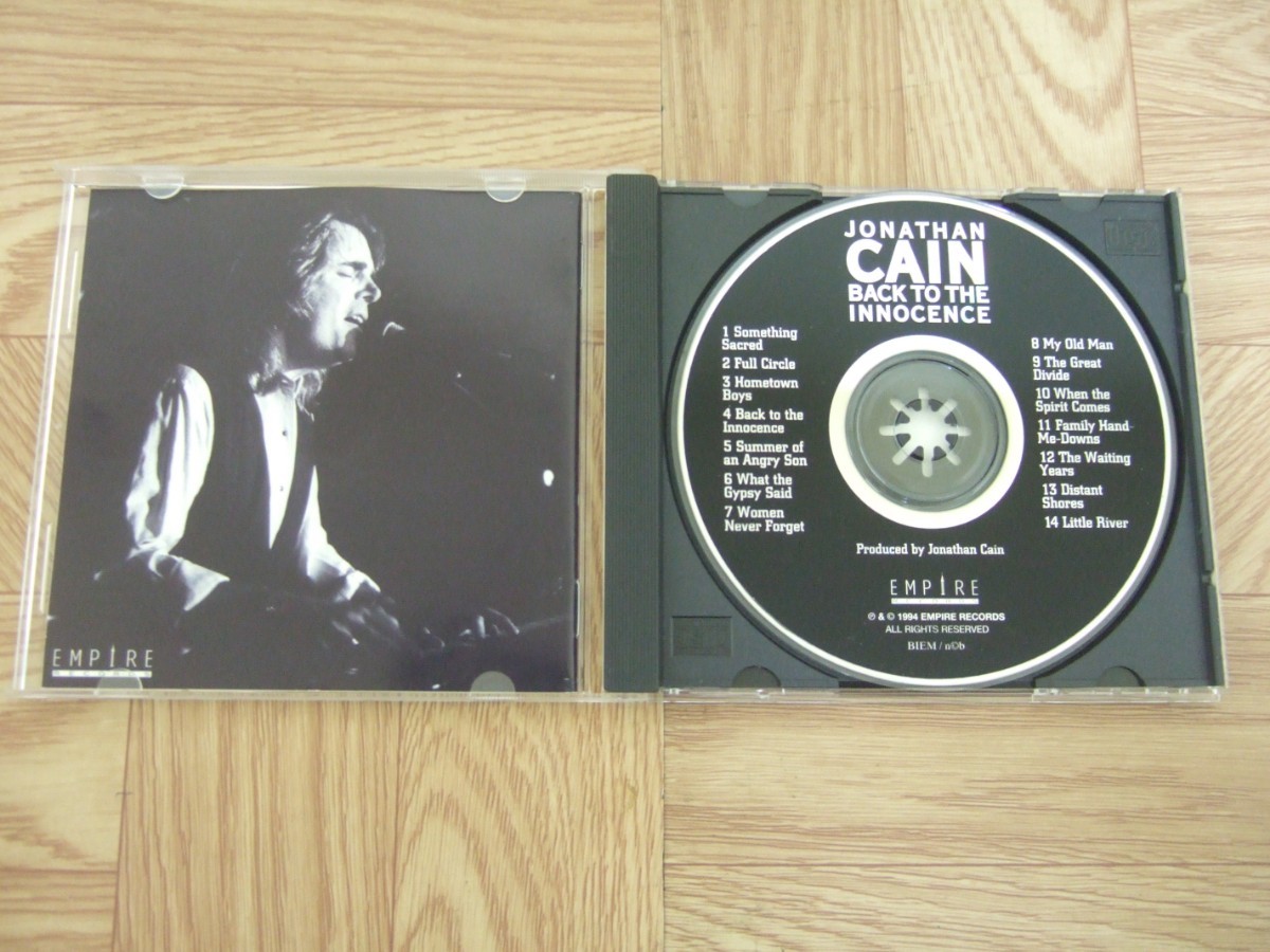 【CD】ジョナサン・ケイン JONATHAN CAIN / BACK TO THE INNOCENCE