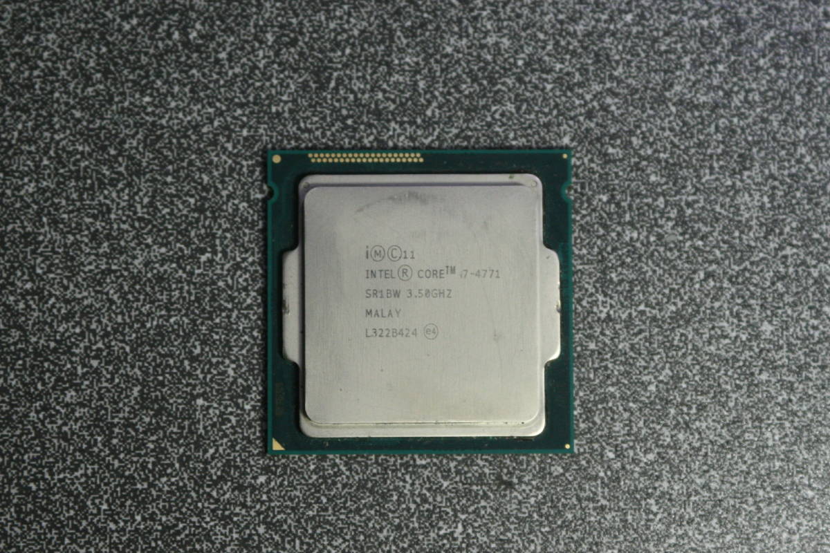 intel core i7-4771 3.5GHz 4コア8スレッドHaswell LGA1150 動作正常