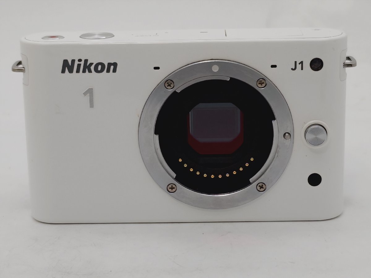 NIKON 1 J1 ニコン ミラーレス デジタル一眼レフ 電池 充電器 説明書 付 ホワイト_画像2