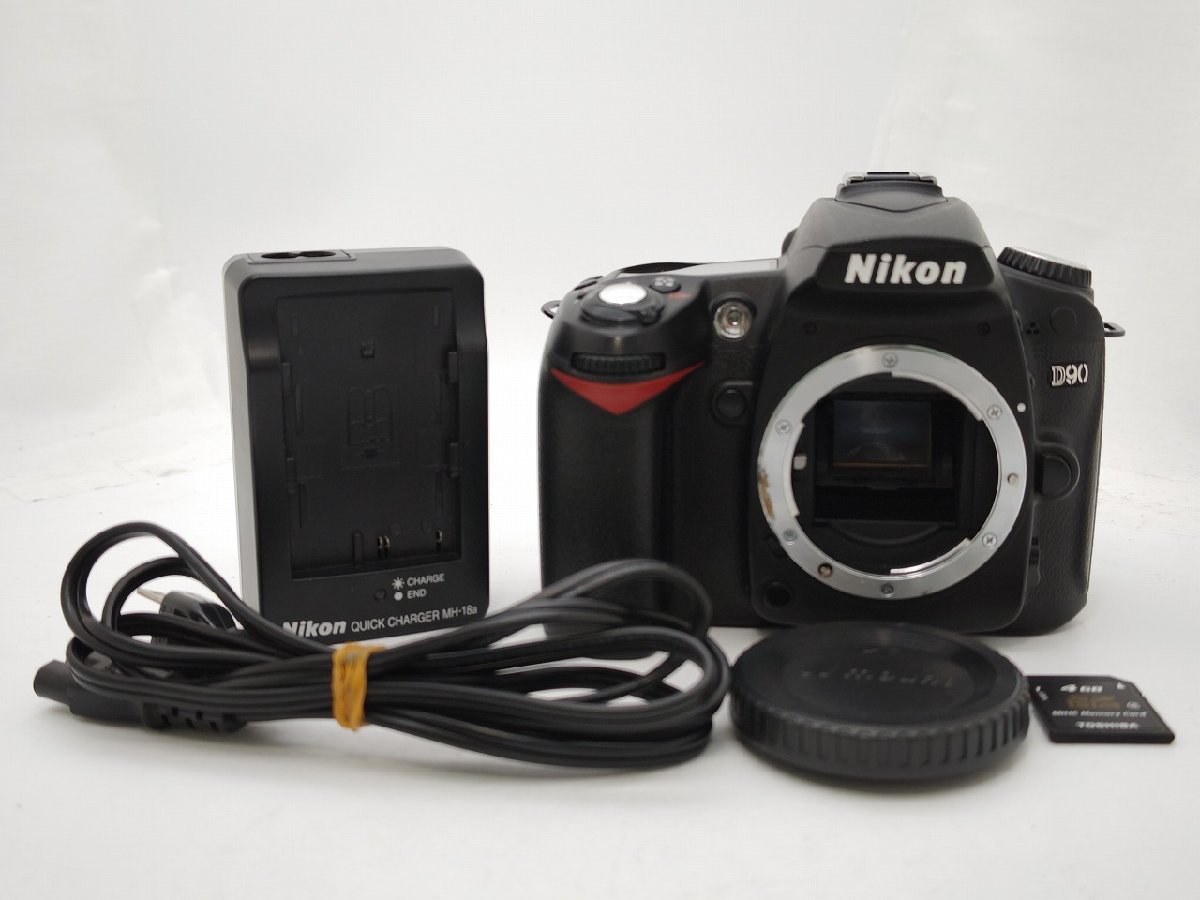 一番人気物 D90 NIKON 電池 ニコン 付 SD4GB 充電器 ニコン - store