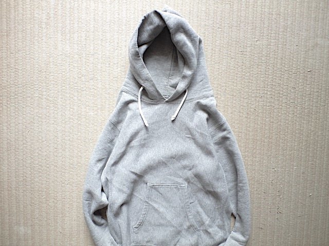 即決 USA製 赤タグ Lサイズ 肉厚 12.5oz グレー Champion REVERSE WEAVE プルオーバー パーカー_画像4