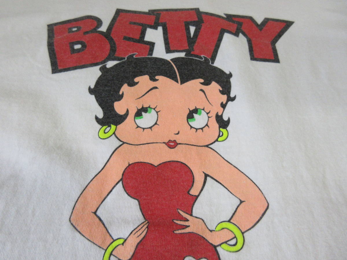80s BETTY BOOP 両面 Tシャツ USA製 シングルステッチ ベティブープ