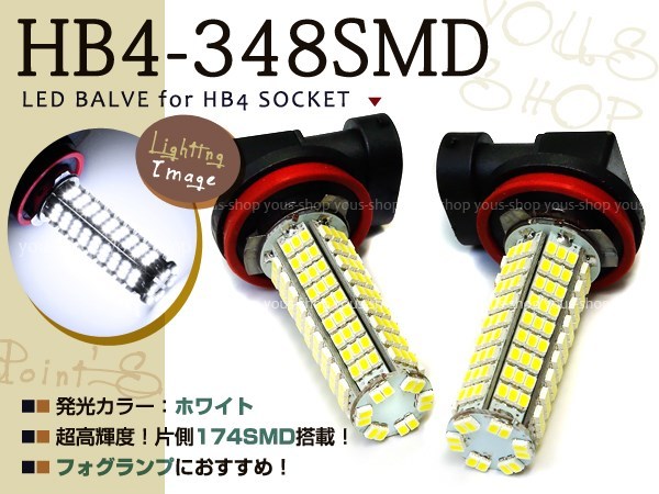 ランサーエボリューションCT9A SMD LEDバルブ フォグランプ HB4_画像1