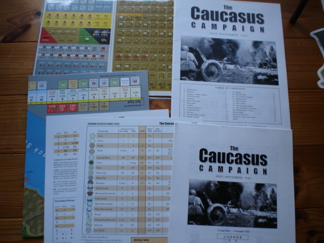 GMT　The　Caucasus　Campaign　コーカサスキャンペーン　1942.11　箱無　未カット未使用ルール和訳付き _画像1