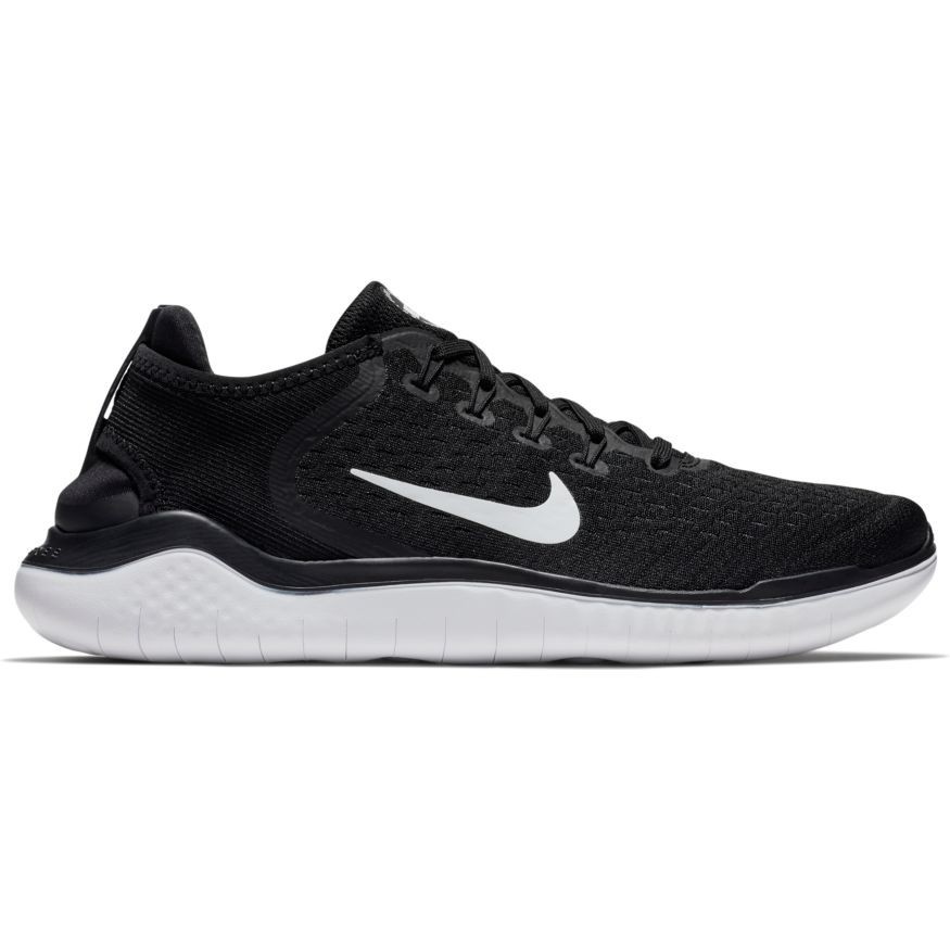 *NIKE WMNS FREE RN 2018 чёрный / белый 23.5cm Nike wi мужской свободный Ran 2018 BLACK/WHITE 942837-001