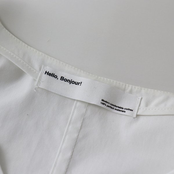 2022SS L'Appartement アパルトモン V Neck Shirts Onepiece ブイネックシャツワンピース/ホワイト ロング-. 【2400013417044】_画像9
