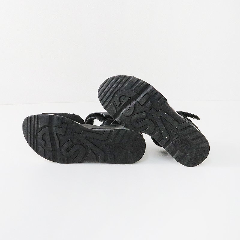 ASH ash biju- equipment ornament velcro sandals 38/ black shoes sport sandals [2400013450478]