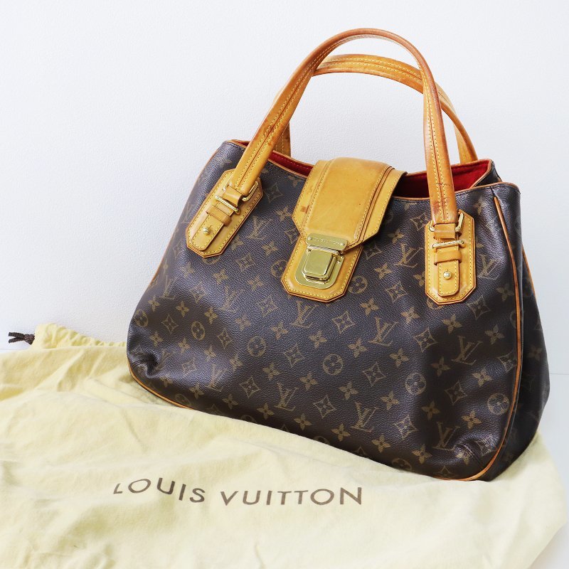 LOUIS VUITTON ルイヴィトン M55210 グリート トートバッグ/ブラウン モノグラム カバン 鞄 ショルダー【2400013450577】_画像1