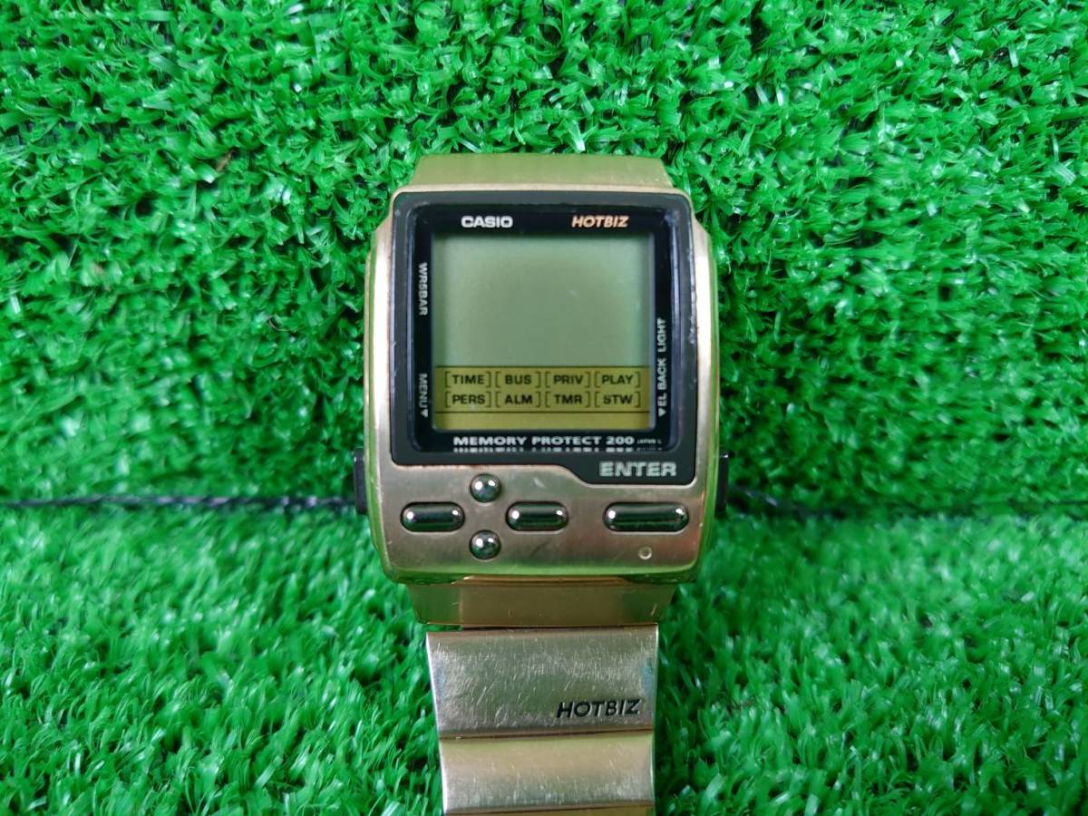 CASIO データバンク HOTBIZ ゴールド DB-2000 ホットビズ カシオ 金色