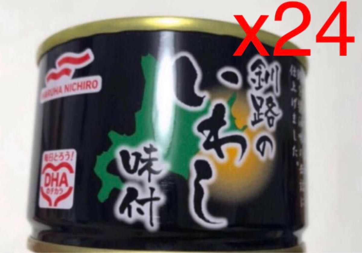 マルハニチロ　いわし（国産）の味付け　150g × 24缶　釧路のいわし