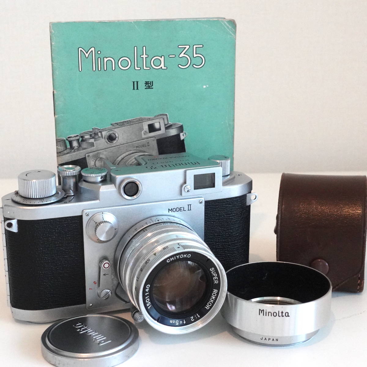 Rollei35S 本革ケース付 可動品 - フィルムカメラ