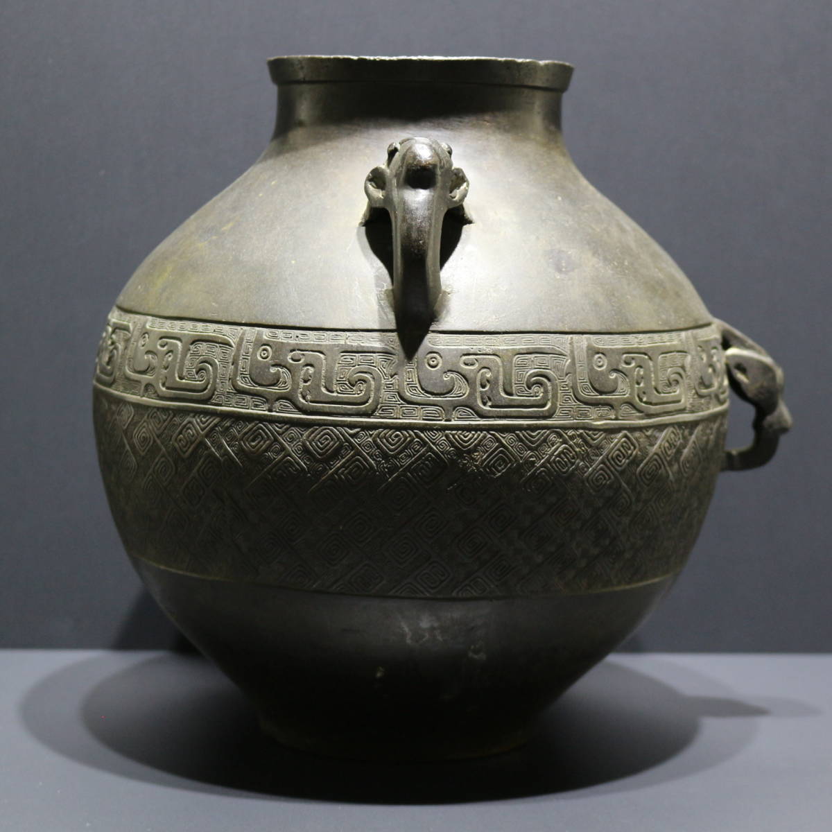 真鍮製 / 中国花器 / 花瓶 / 花生 / 古銅 / 華道具