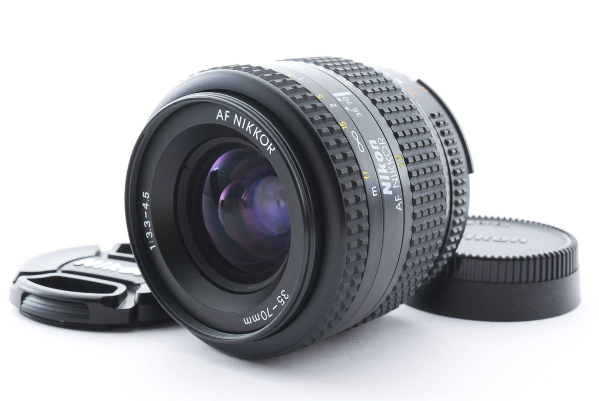 人気絶頂 ニコン Lens Zoom f/3.3-4.5 35-70mm Nikkor AF Nikon 【美品