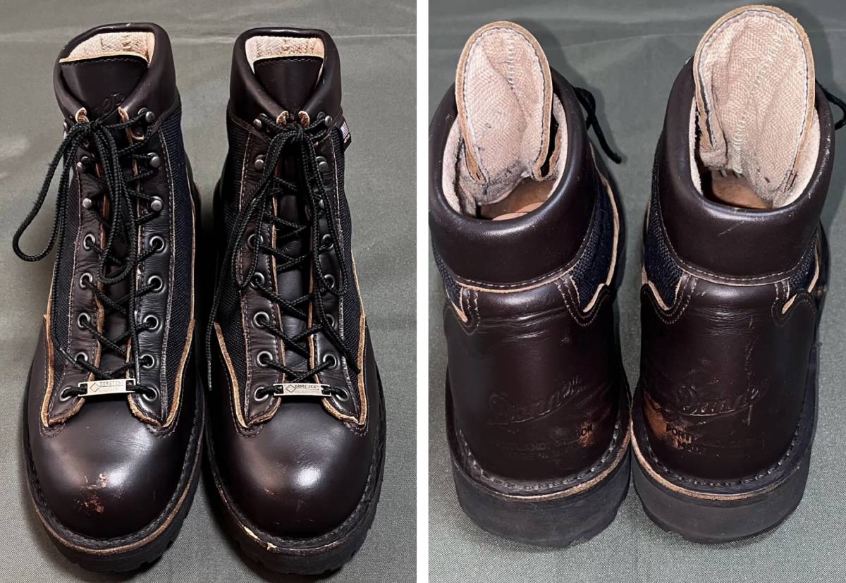 中古美品 DANNER ダナーライト3 33222 us9 ダークブラウン 中古美品 DANNER ダナーライト3 33222 us9 ダークブラウン