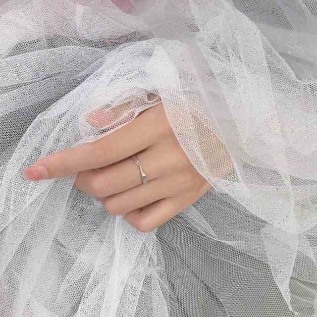 婚約指輪 ペアリング ロジウムコーティングコーティング フリーサイズ ベネチアスライド調整 プロポーズ アレルギーフリー_画像3
