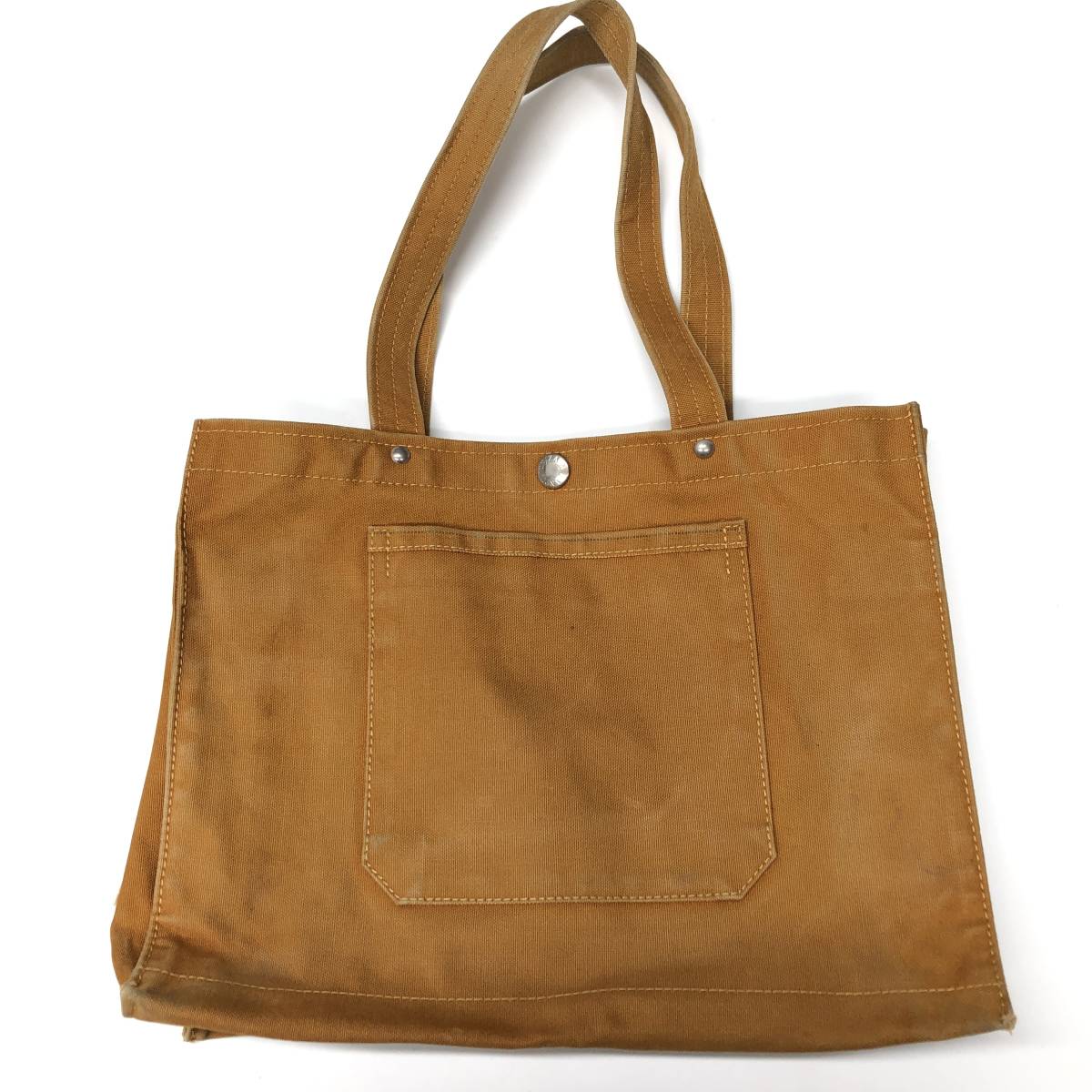  Ichizawa Hanpu tote bag Camel series inside side storage attaching 